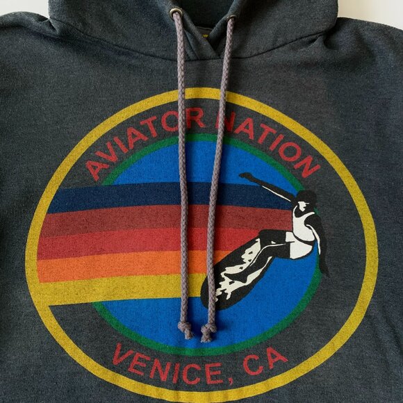 Aviator Nation Multicolor Graphic Hoodie - Picture 5 of 13
